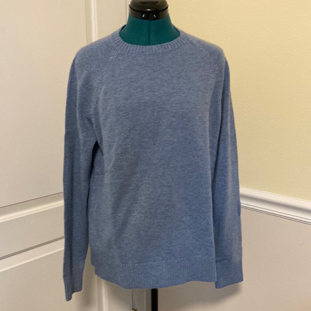 NWT J.CREW BLUE CREW NECK SWEATER